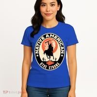 Otoe Tribe Native American Pride Art Deco Logo Gift Women's T-Shirt thumb 4