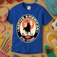 Otoe Tribe Native American Pride Art Deco Logo Gift Kids T-Shirt thumb 3