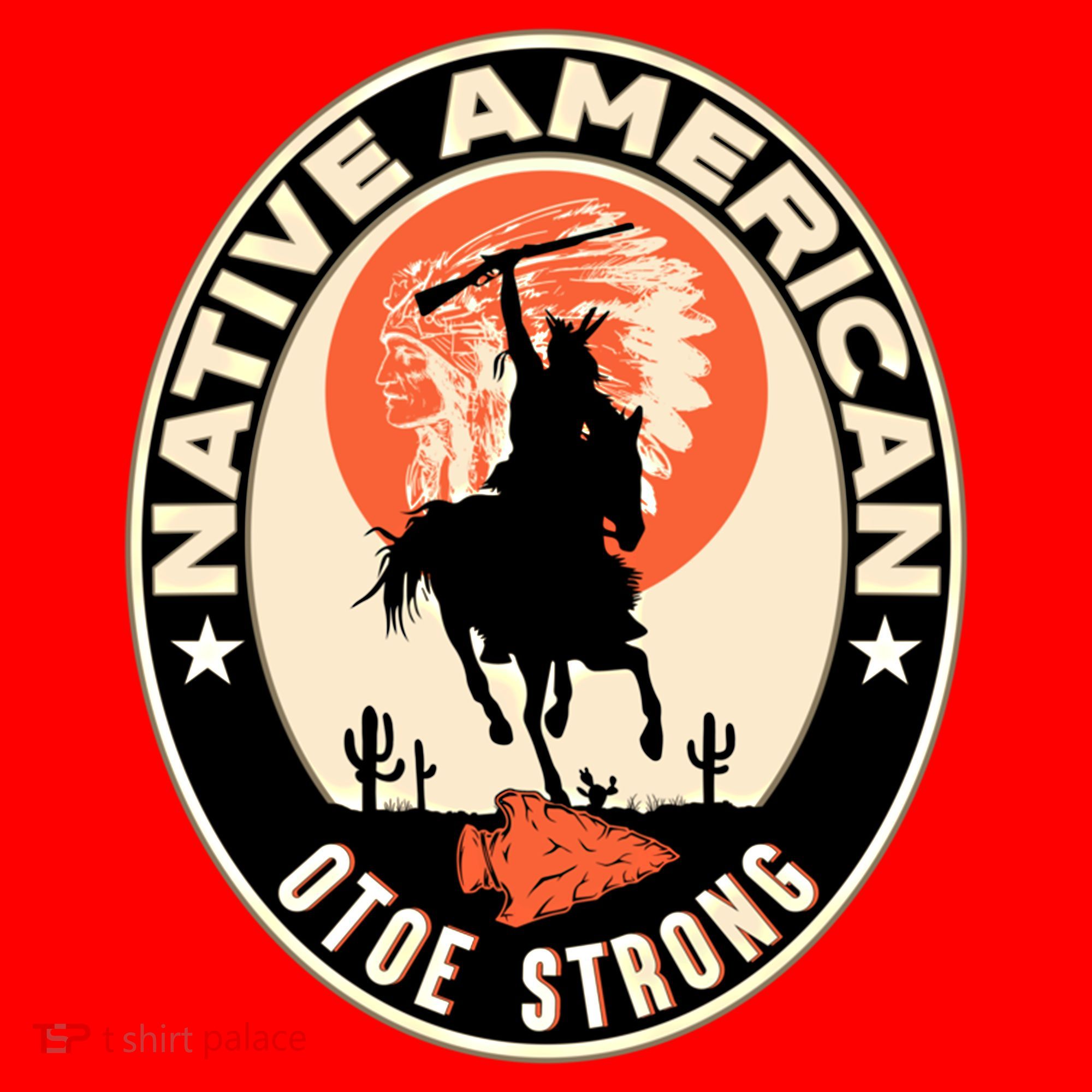 Otoe Tribe Native American Pride Art Deco Logo Gift Santa Hat