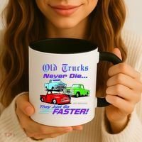 Old Trucks Never Die They Just Go Faster Coffee Mug thumb 3
