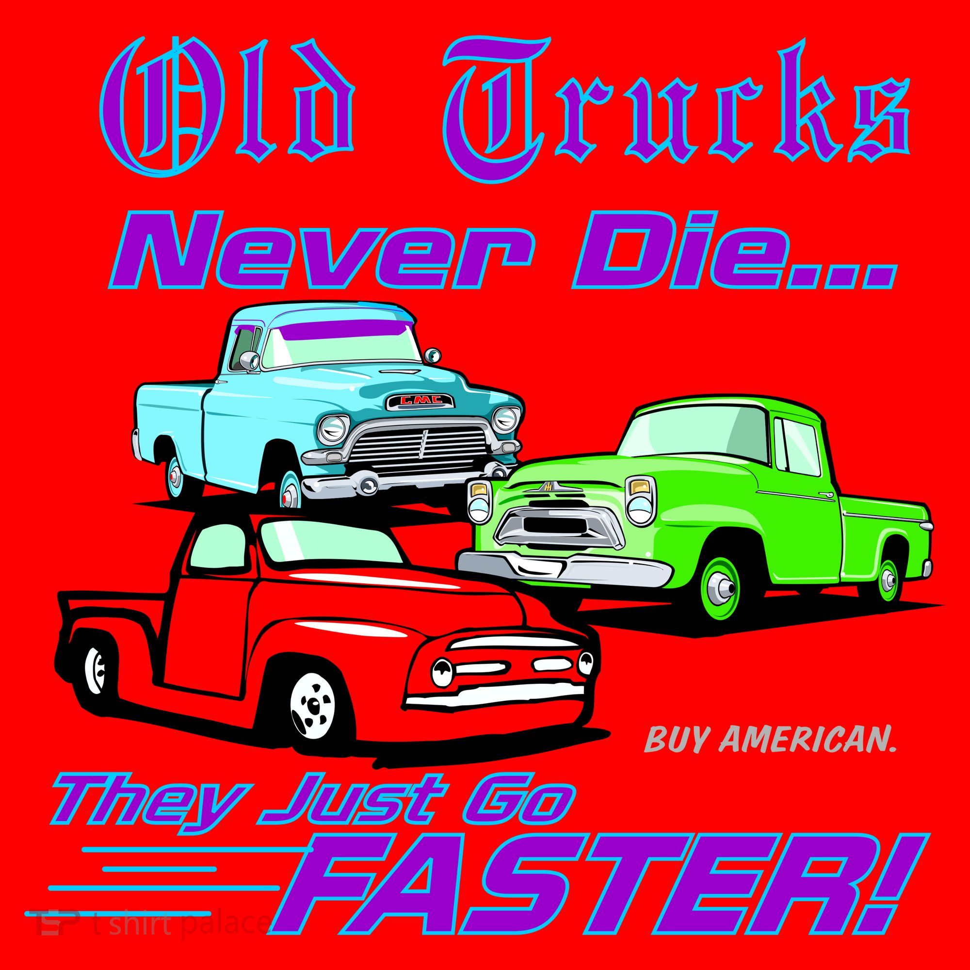 Old Trucks Never Die They Just Go Faster Santa Hat