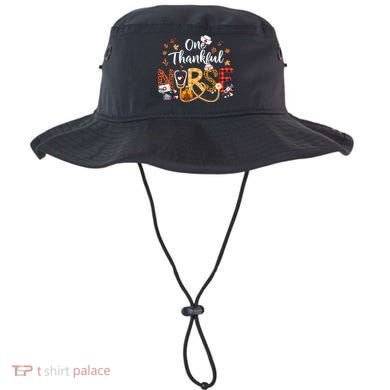 One Thankful Nurse Turkey Stethoscope Thanksgiving Great Gift Bucket Hat