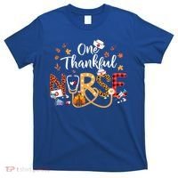 One Thankful Nurse Turkey Stethoscope Thanksgiving Great Gift T-Shirt thumb 0
