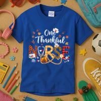 One Thankful Nurse Turkey Stethoscope Thanksgiving Great Gift Kids T-Shirt thumb 3