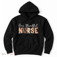 One Thankful Nurse Thanksgiving Hoodie thumb 0