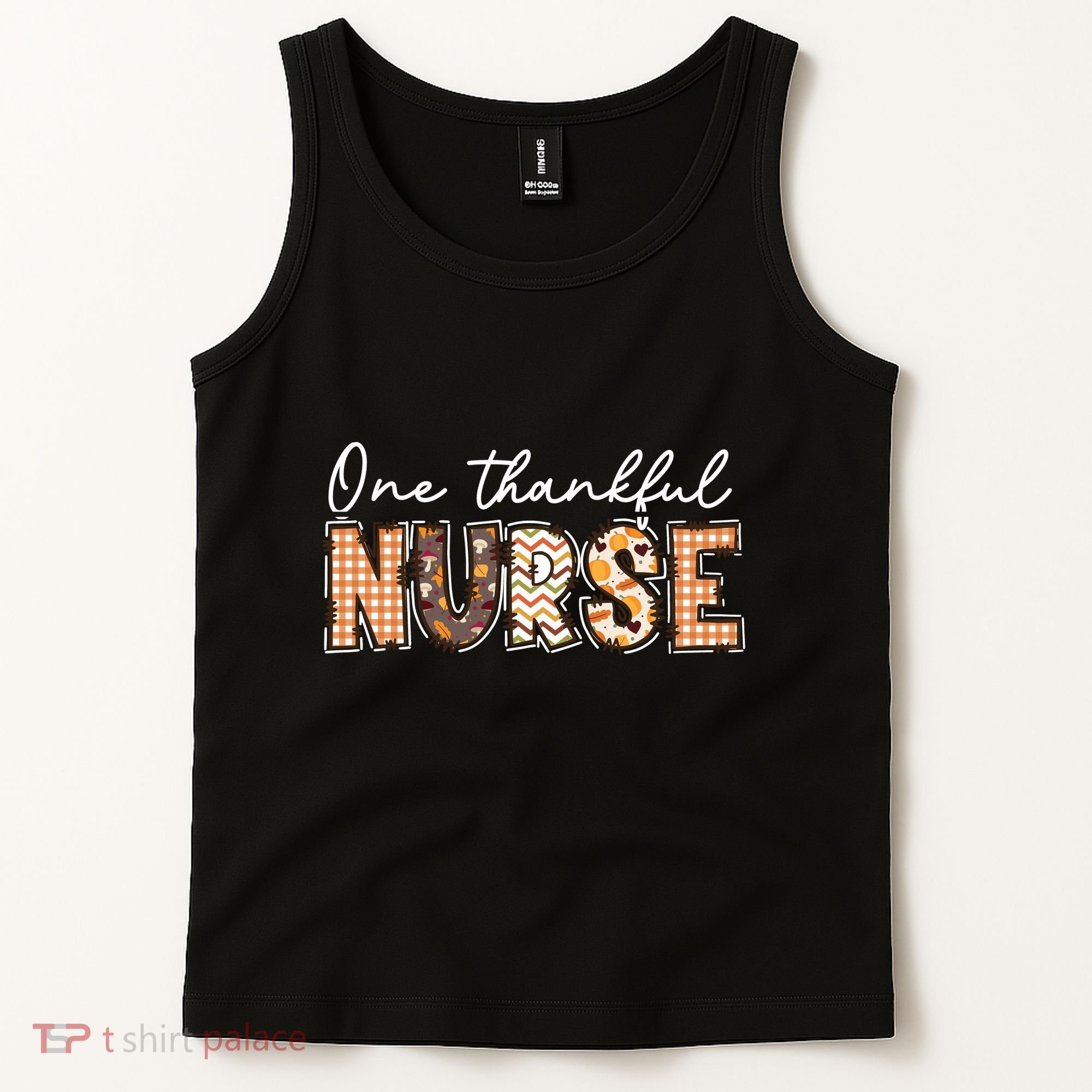 One Thankful Nurse Thanksgiving Tank Top