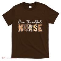 One Thankful Nurse Thanksgiving T-Shirt thumb 0
