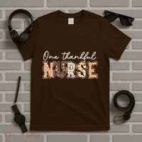 One Thankful Nurse Thanksgiving T-Shirt thumb 5
