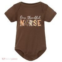 One Thankful Nurse Thanksgiving Baby Bodysuit thumb 0