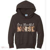 One Thankful Nurse Thanksgiving Kids Hoodie thumb 0