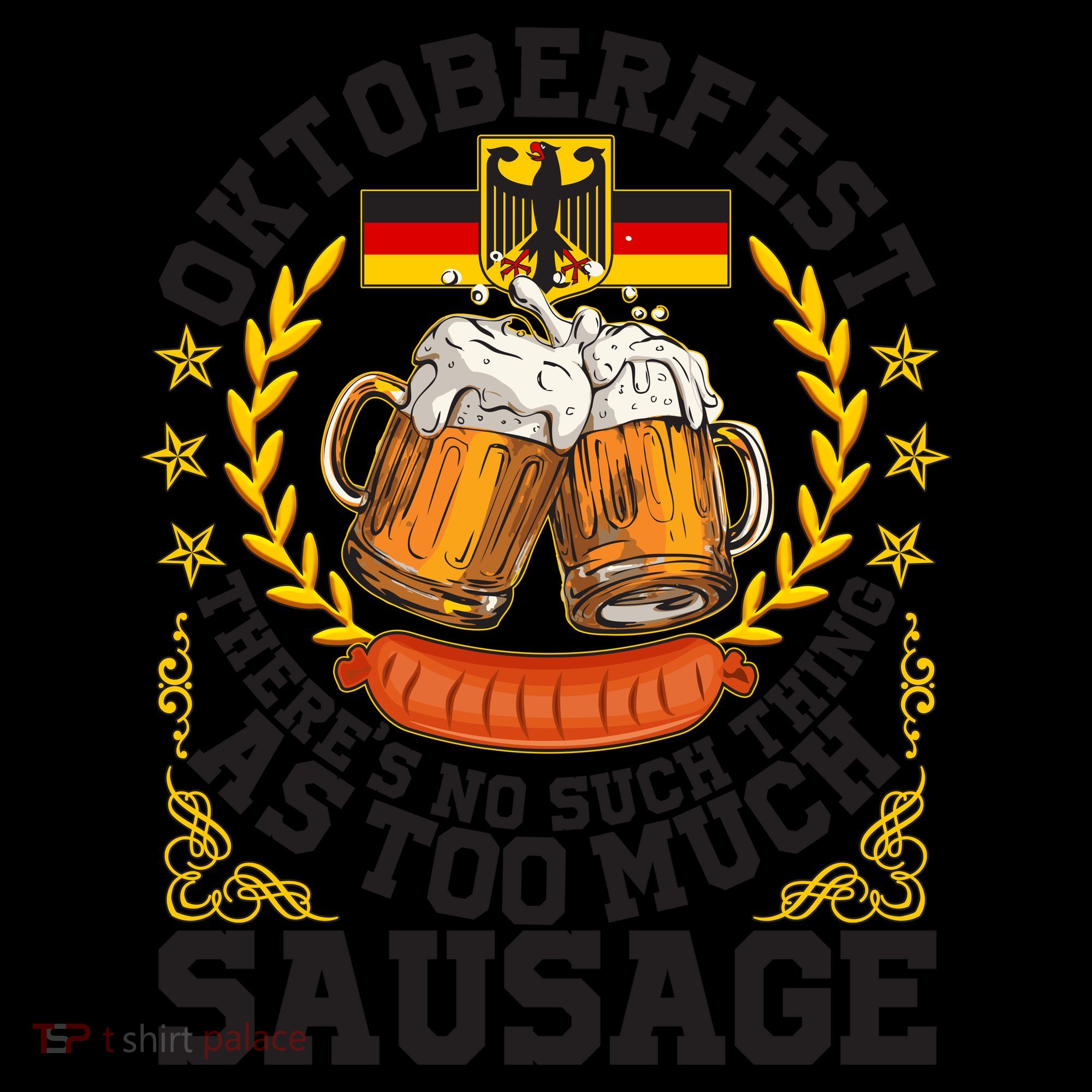 Oktoberfest There's No Such Thing As Too Much Sausage Coffee Mug