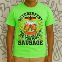 Oktoberfest There's No Such Thing As Too Much Sausage T-Shirt thumb 3