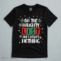 On The Naughty List And I Regret Nothing Christmas 2022 Gift T-Shirt thumb 5