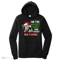 On The Naughty List And I Regret Nothing Cow Lover Christmas Great Gift Women's Hoodie thumb 0