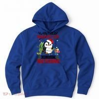 On The Naughty List And I Regret Nothing Penguin Funny Gift Hoodie thumb 0