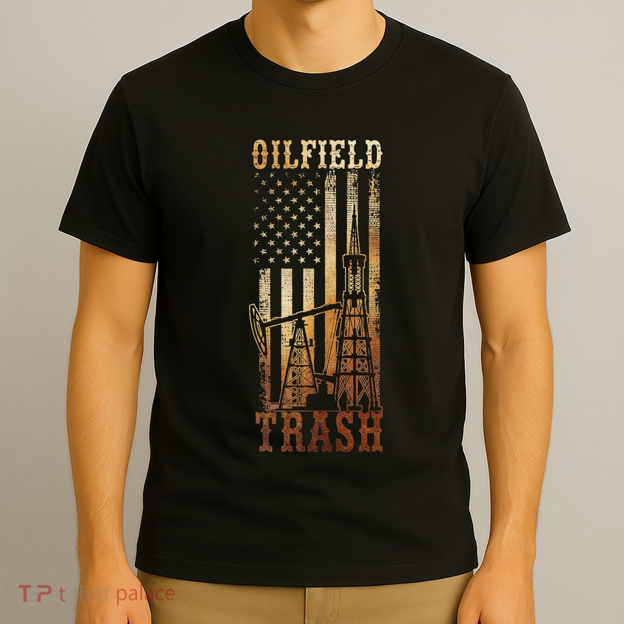 Oilfield Trash Not For The Weak For Oil Rig And Gas Workers T-Shirt