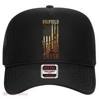 Oilfield Trash Not For The Weak For Oil Rig And Gas Workers Hat thumb 0