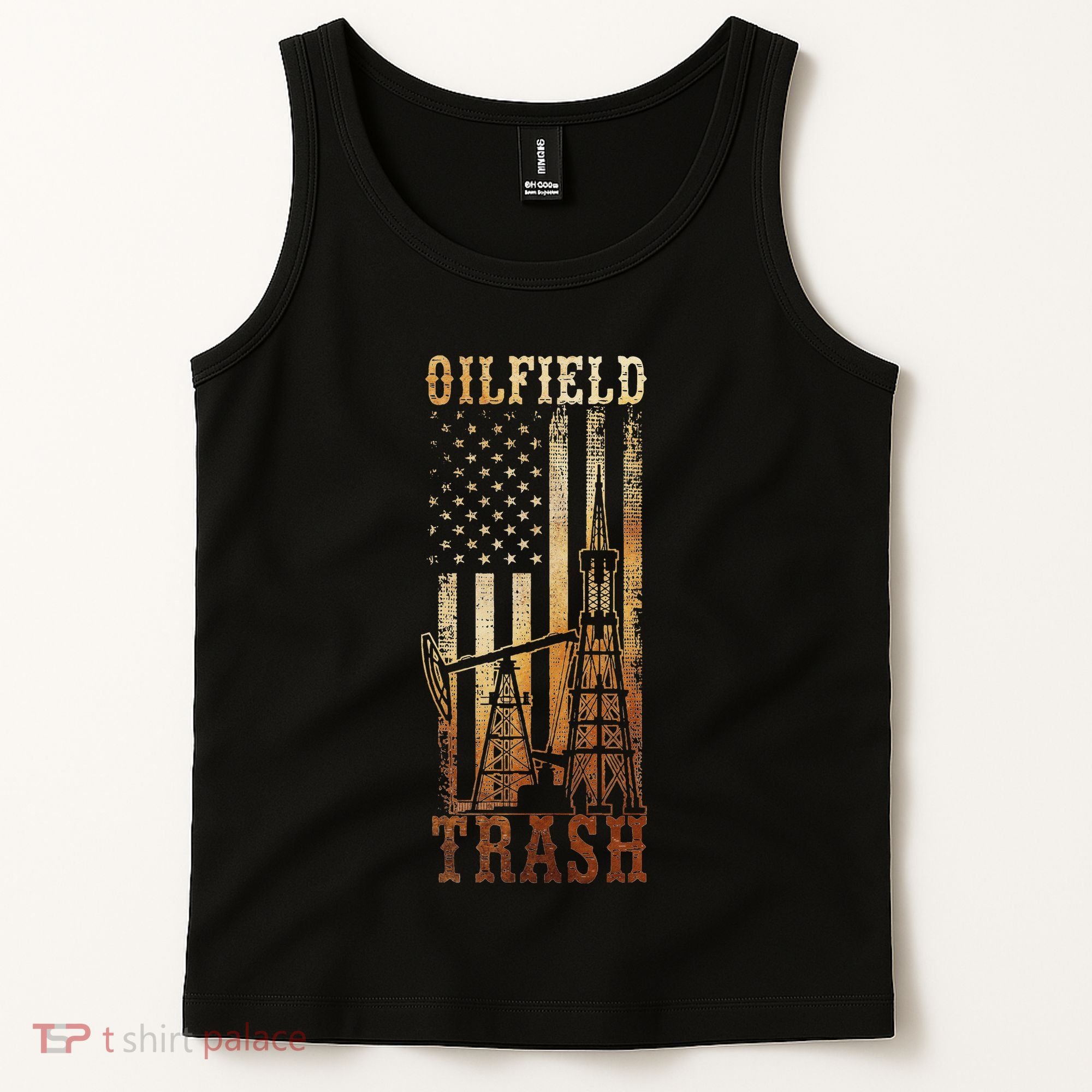 Oilfield Trash Not For The Weak For Oil Rig And Gas Workers Tank Top