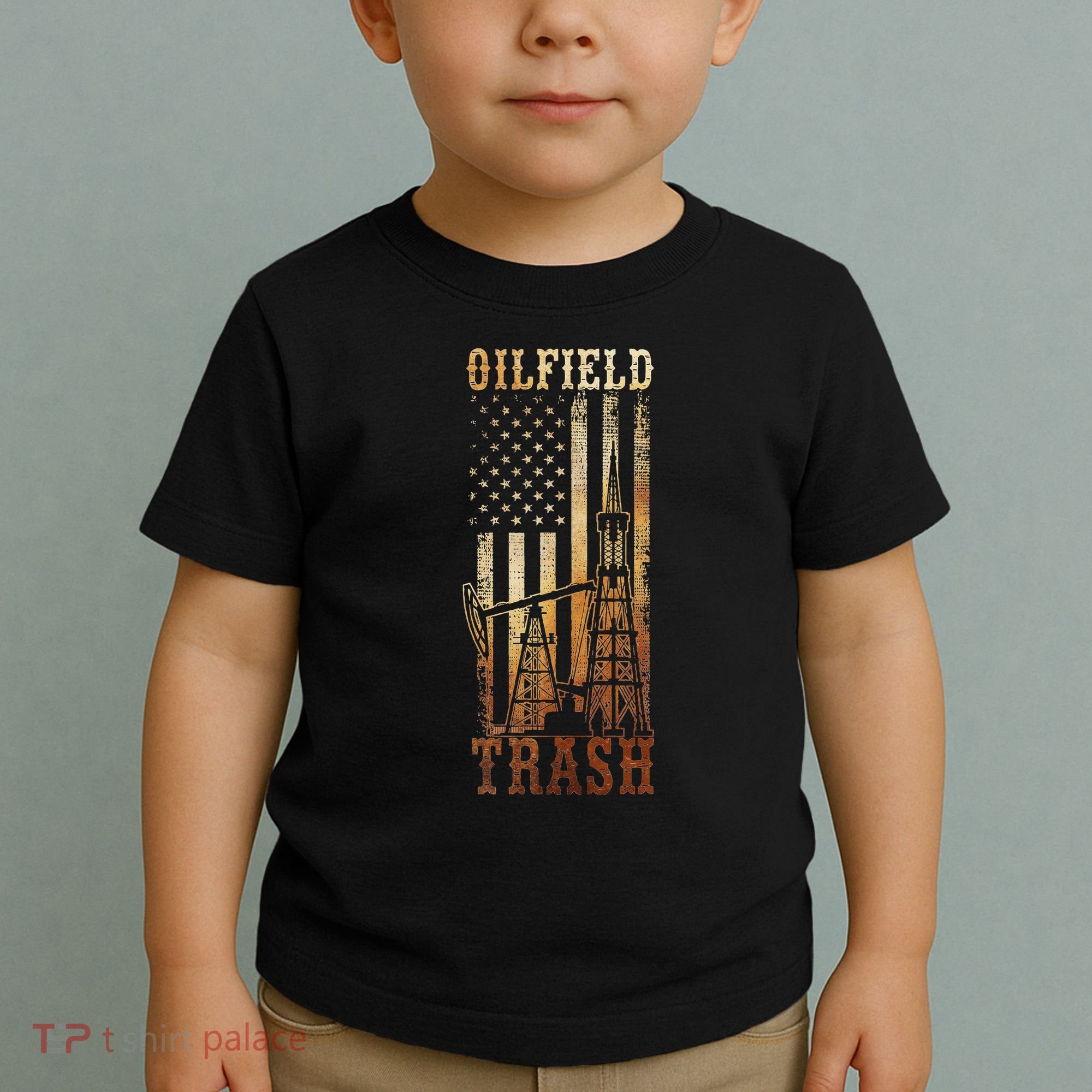 Oilfield Trash Not For The Weak For Oil Rig And Gas Workers Toddler T-Shirt