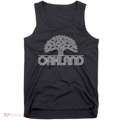 Oakland T Oak Tree Design Tank Top