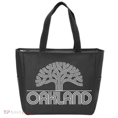 Oakland T Oak Tree Design Tote Bag