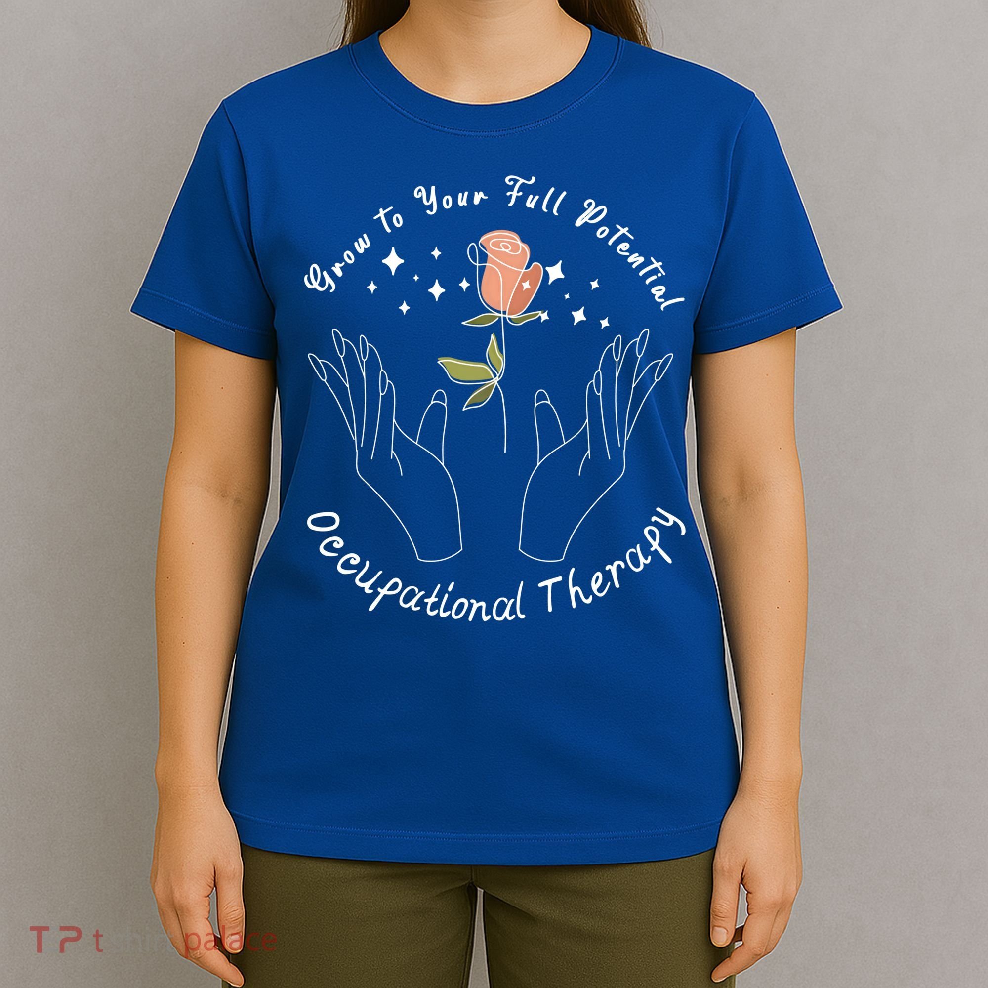 Occupational Therapy Ot Month Therapist Floral Ot 'S Great Gift T-Shirt