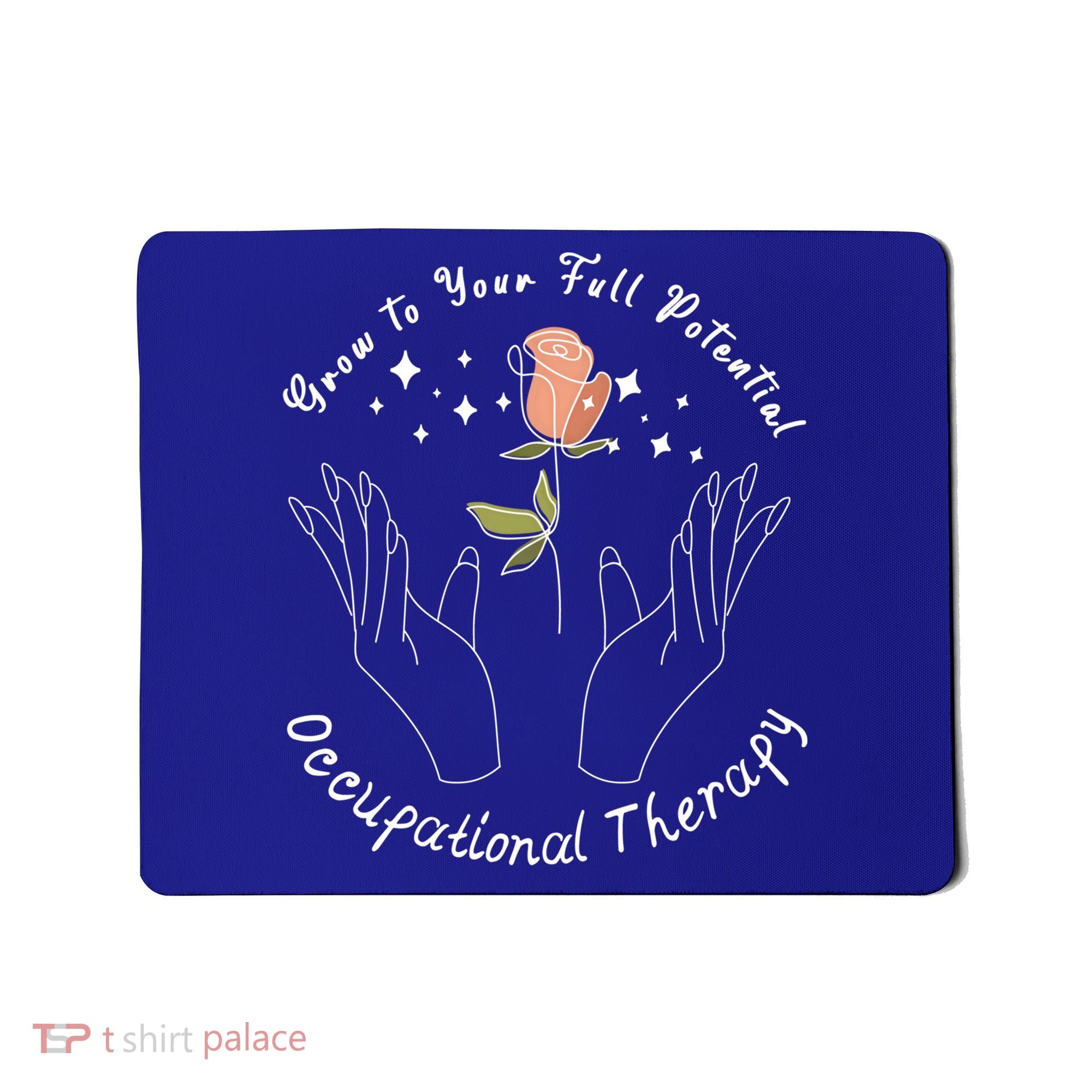 Occupational Therapy Ot Month Therapist Floral Ot 'S Great Gift Mousepad