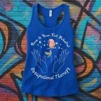 Occupational Therapy Ot Month Therapist Floral Ot 'S Great Gift Women's Tank Top thumb 3