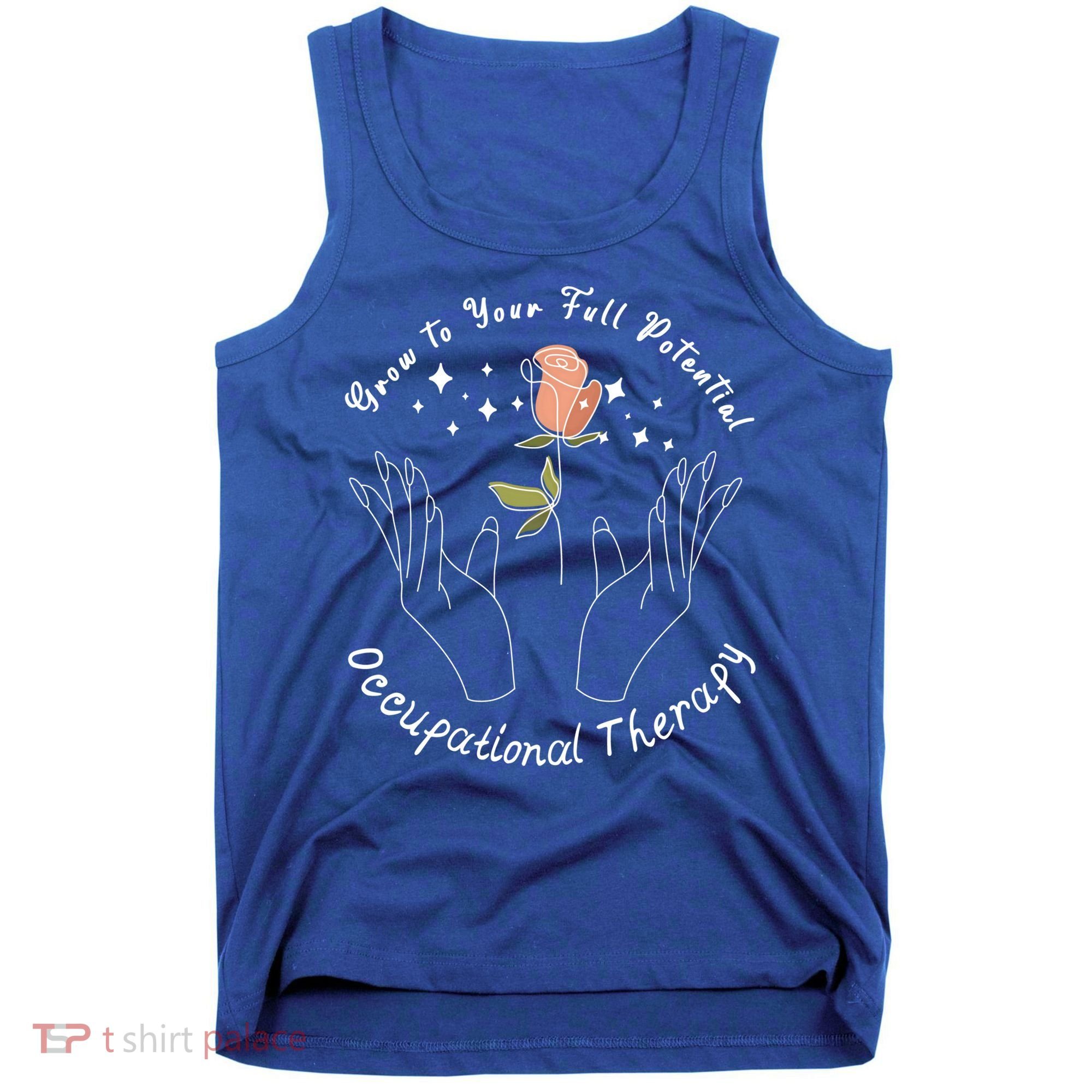 Occupational Therapy Ot Month Therapist Floral Ot 'S Great Gift Tank Top