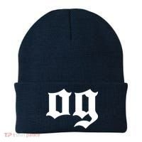 OG The Original Gangster Cool Old School Hip Hop Badass Beanie thumb 0