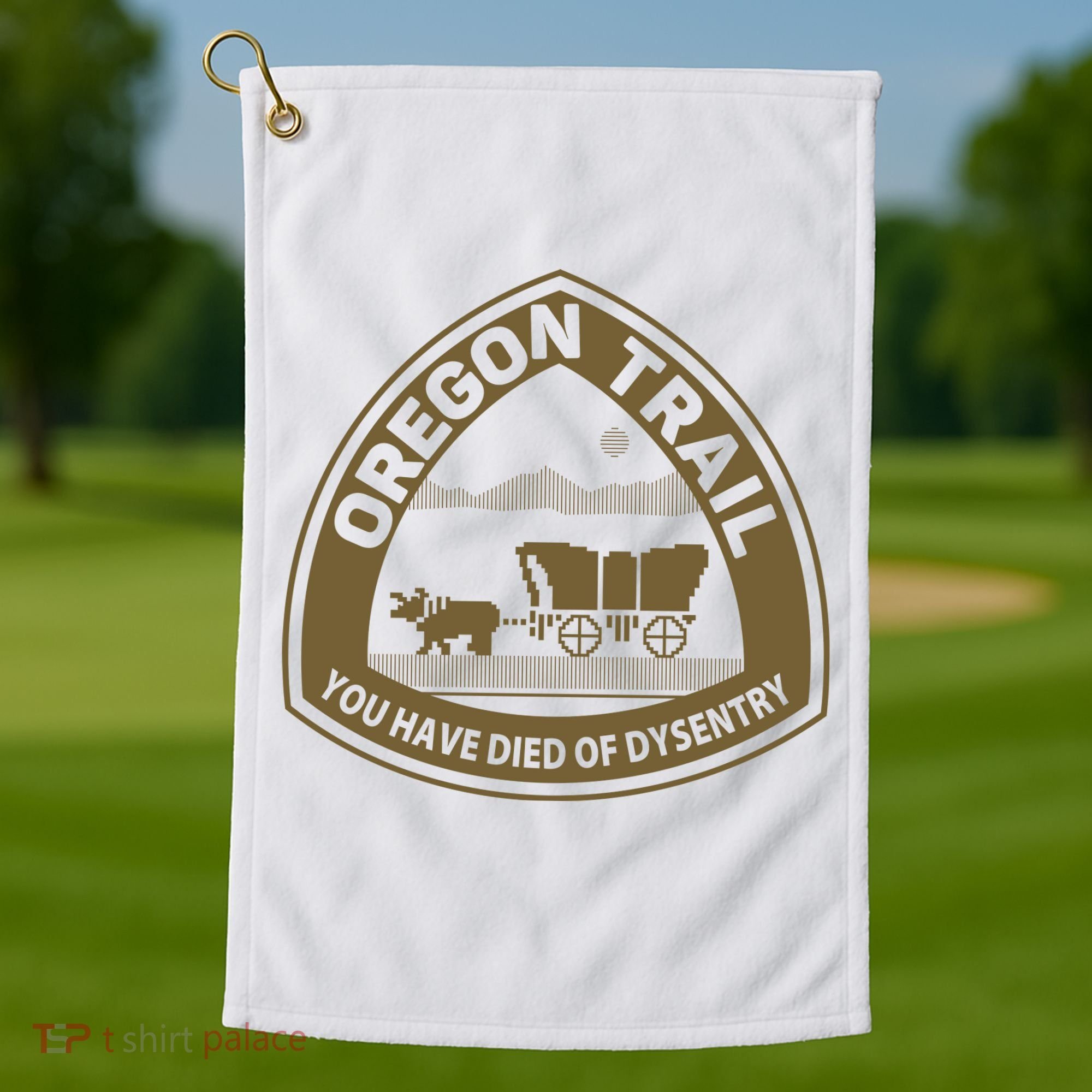 Oregon Trail Golf Towel