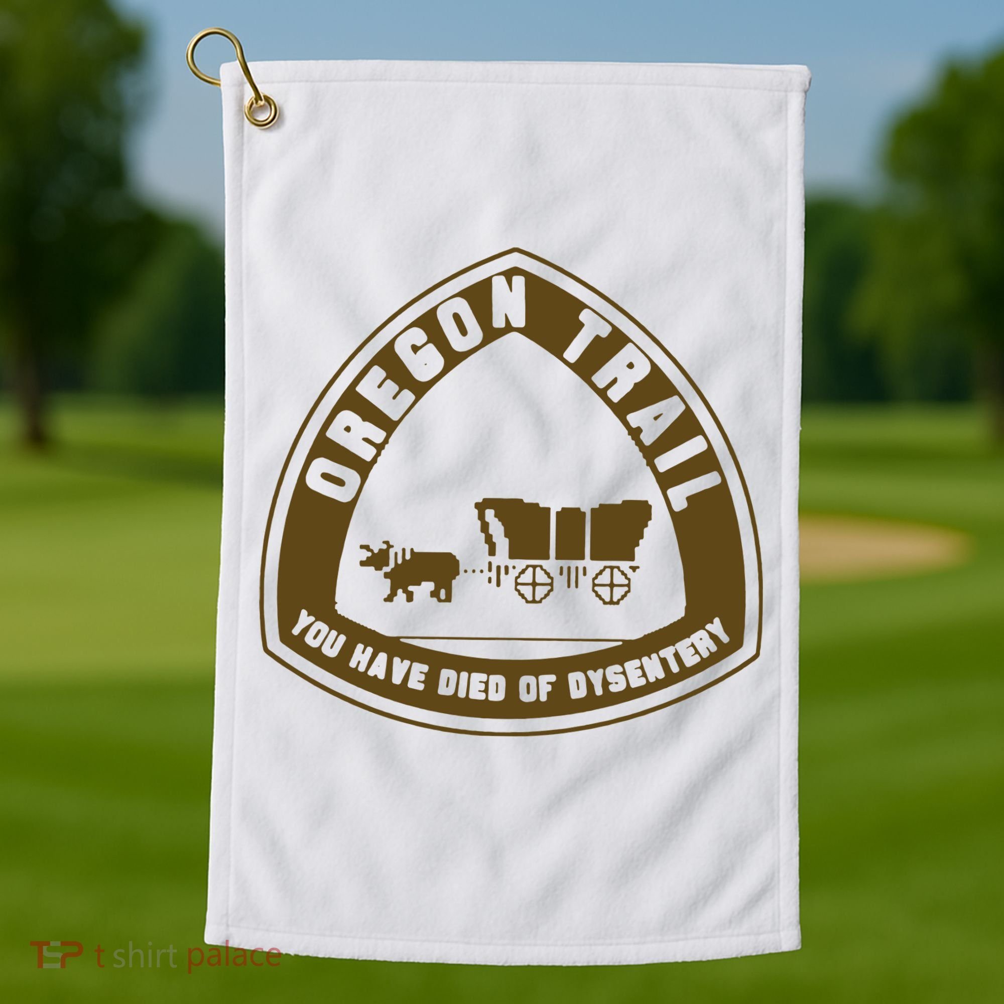 Oregon Trail Golf Towel