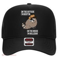 ON THE OUTSIDE IM HOOTIN ON THE INSIDE IM HOLLERIN Hat thumb 0