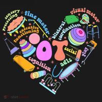 Occupational Therapy OT Therapist Heart Inspire OT Month Women's Hoodie thumb 2