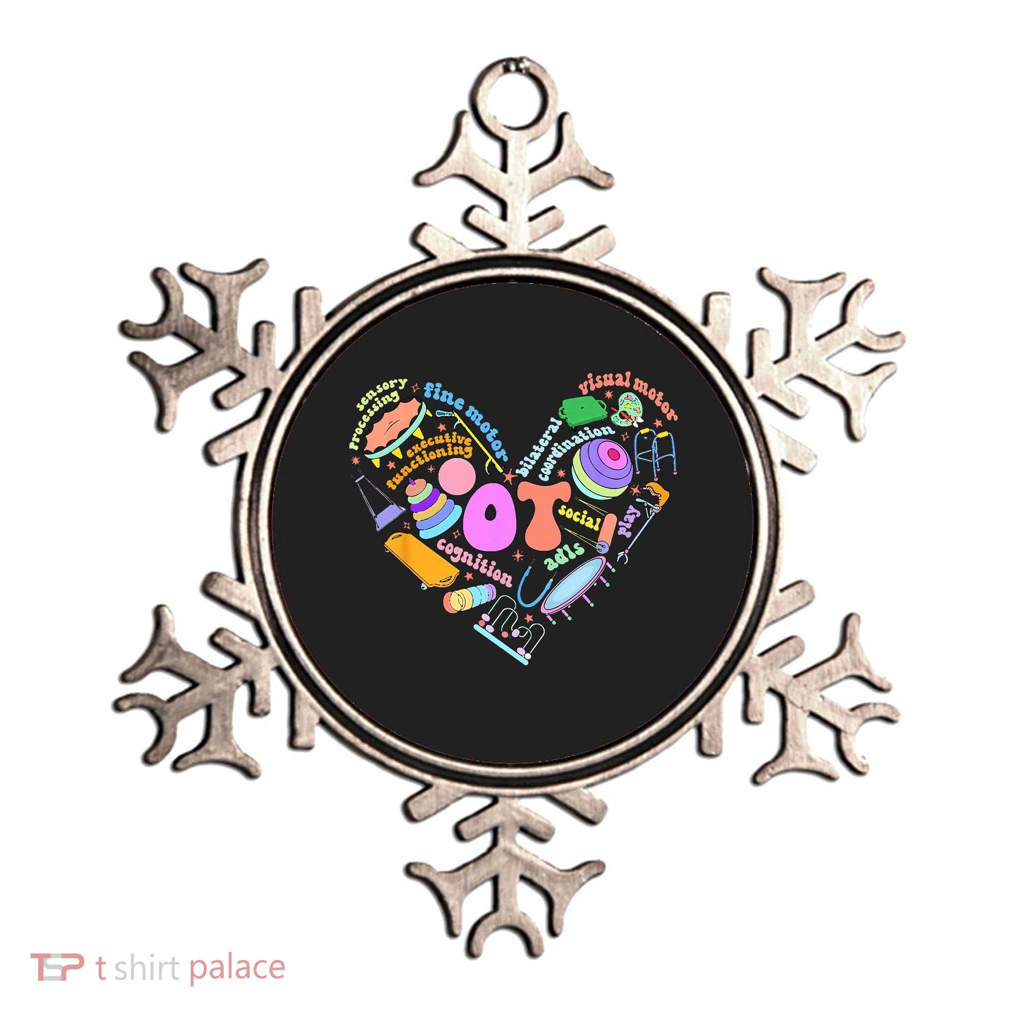 Occupational Therapy OT Therapist Heart Inspire OT Month Ornament