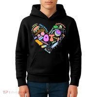 Occupational Therapy OT Therapist Heart Inspire OT Month Kids Hoodie thumb 4