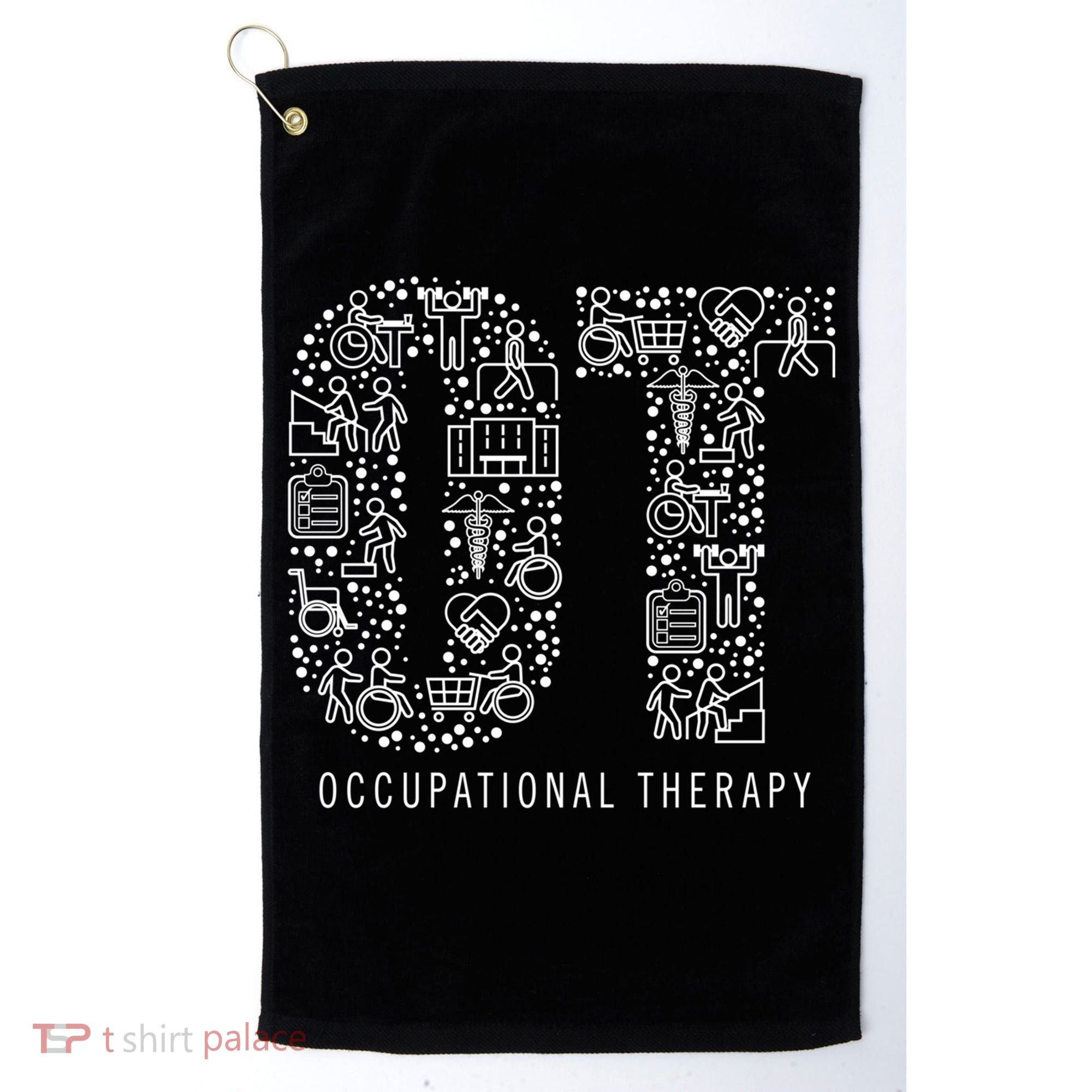 Occupational Therapy Ot Gift Occupational Therapist Gift Golf Towel