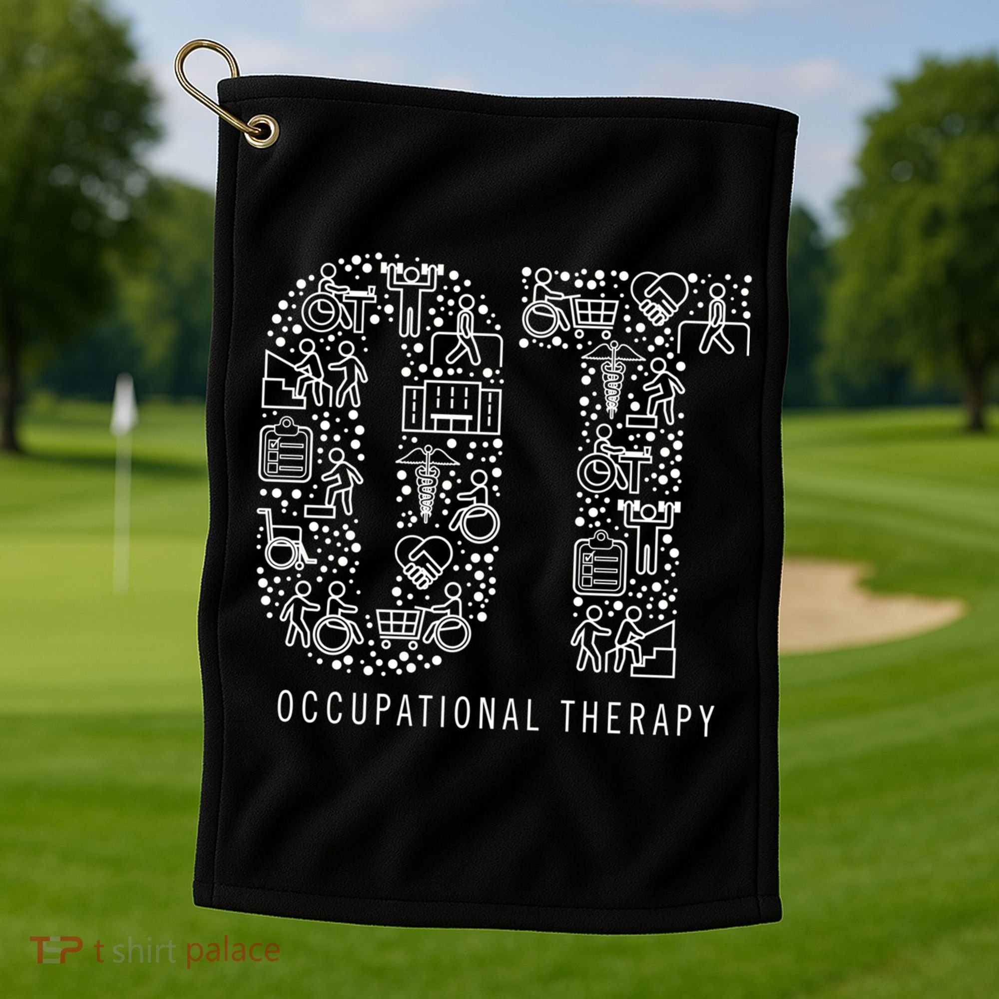 Occupational Therapy Ot Gift Occupational Therapist Gift Golf Towel