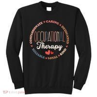 Occupational Therapy OT Therapist OT Month Groovy Sweatshirt thumb 0