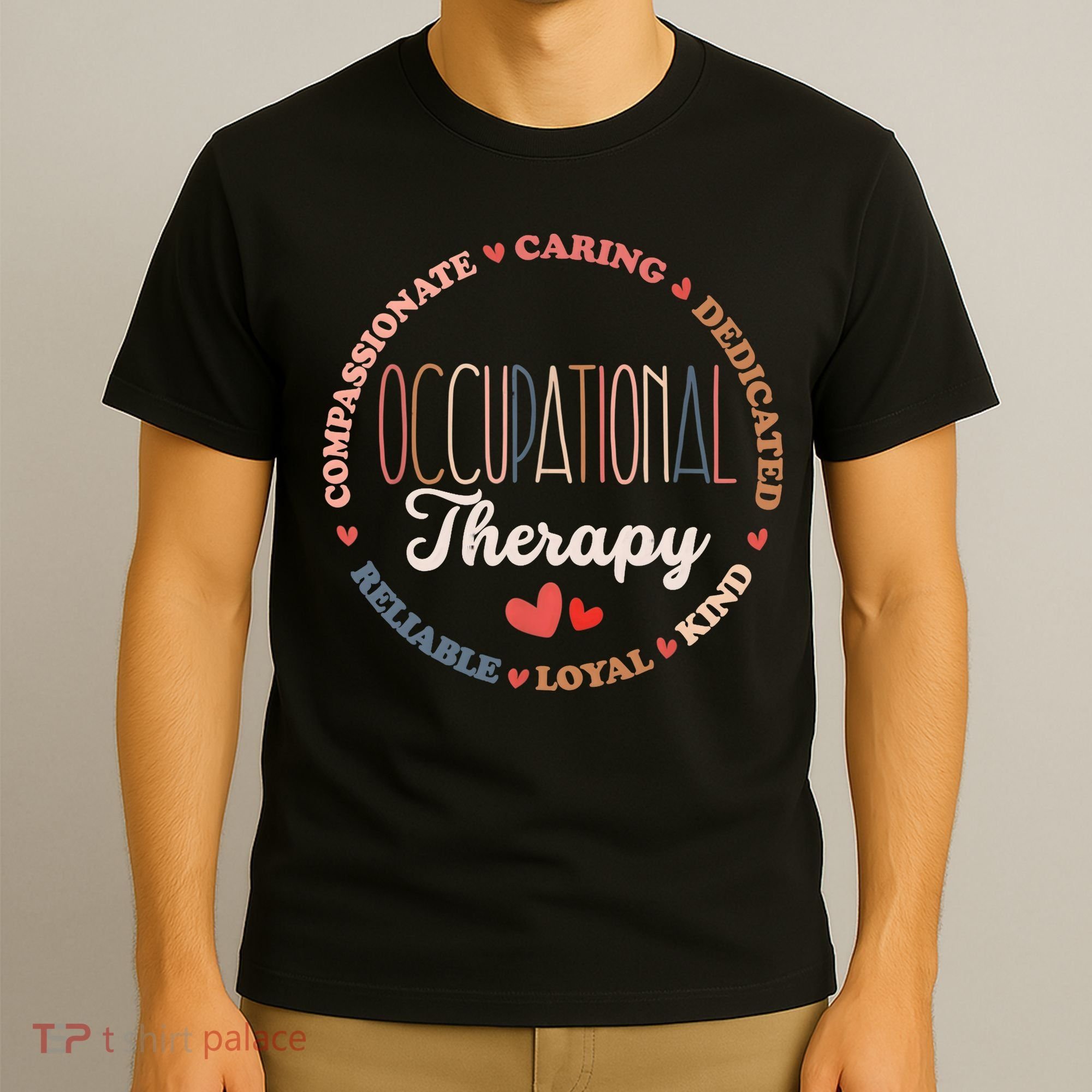 Occupational Therapy OT Therapist OT Month Groovy T-Shirt