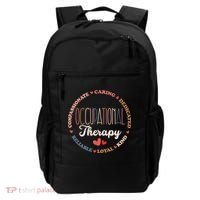 Occupational Therapy OT Therapist OT Month Groovy Backpack thumb 0