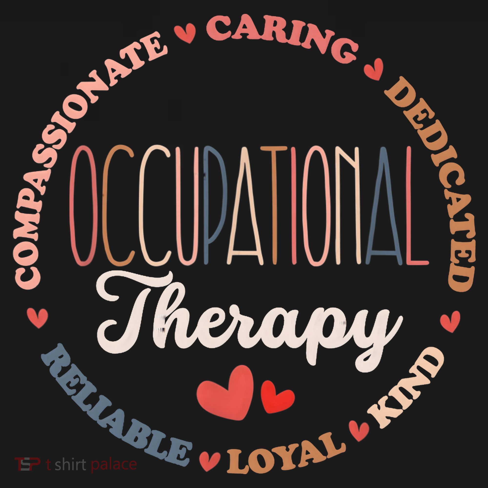 Occupational Therapy OT Therapist OT Month Groovy Women's Hoodie
