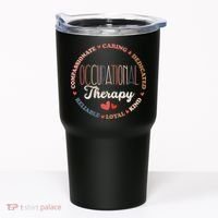 Occupational Therapy OT Therapist OT Month Groovy Tumbler thumb 0