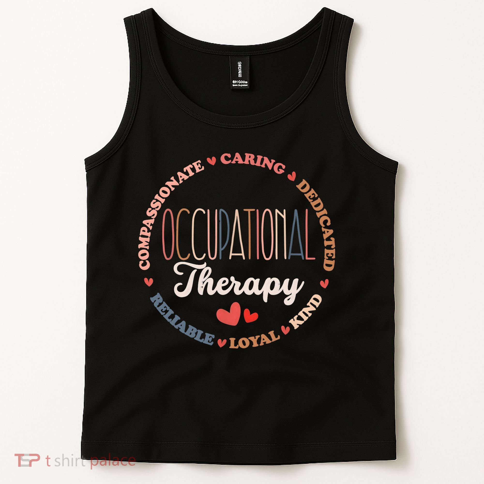Occupational Therapy OT Therapist OT Month Groovy Tank Top