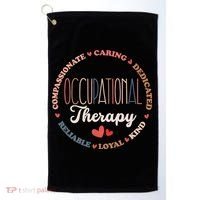 Occupational Therapy OT Therapist OT Month Groovy Golf Towel thumb 0