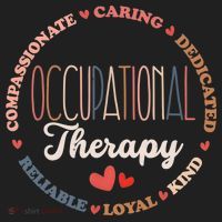 Occupational Therapy OT Therapist OT Month Groovy Golf Towel thumb 3