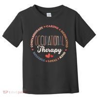 Occupational Therapy OT Therapist OT Month Groovy Toddler T-Shirt thumb 0
