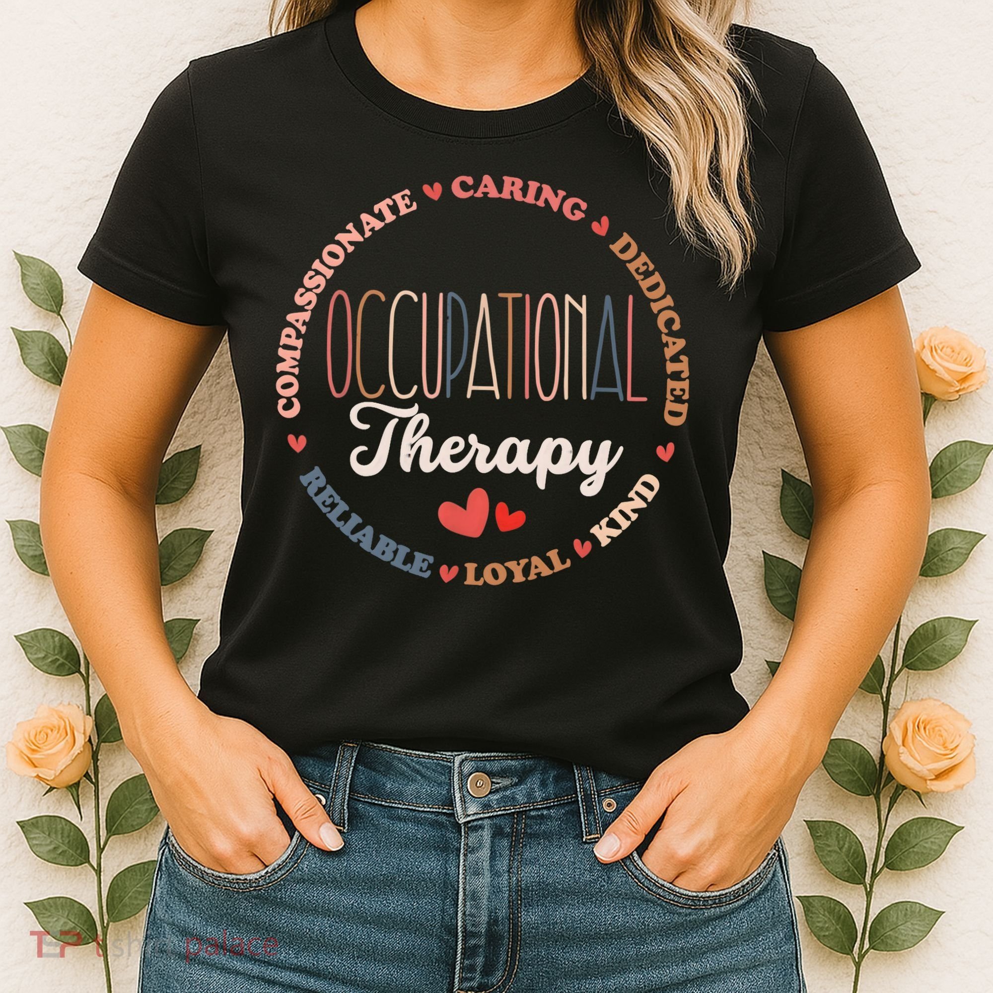 Occupational Therapy OT Therapist OT Month Groovy Women's T-Shirt