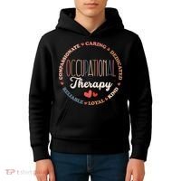 Occupational Therapy OT Therapist OT Month Groovy Kids Hoodie thumb 4