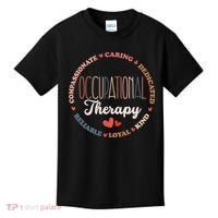 Occupational Therapy OT Therapist OT Month Groovy Kids T-Shirt thumb 0